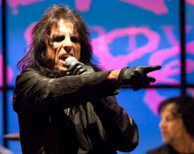 Alice Cooper at John Varvatos Bowery NYC in the Hard Rock Hotel.
