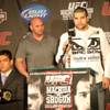 Mauricio Rua addresses the media during a UFC pre-fight press conference Thursday at the Westside Pavilion Mall in Los Angeles. Rua will fight Lyota Machida at the Staples Center.