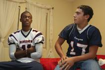 Brothers are rivals on gridiron
