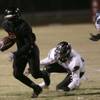 Las Vegas High running back Farrell Victor breaks away from the Desert Pines defensive Thursday night. Las Vegas pulled out a 7-6 victory.