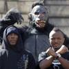 IBF bantamweight champion Joseph King Kong Agbeko, right, and challenger Yohnny Perez pose during a 
