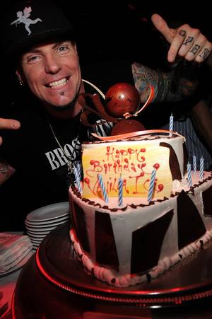 Vanilla Ice celebrates his 42nd birthday at Studio 54 in MGM Grand on Oct. 30, 2009.