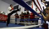 Miguel Cotto media workout
