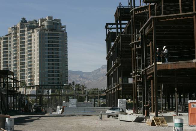 Tivoli Village at Queensridge, above, will become the most prominent construction project in Las Vegas once CityCenter is finished. 