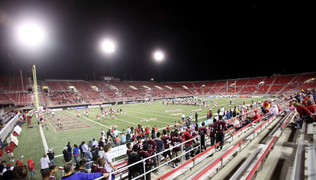 UNLV and Colorado St. take the field Saturday night before the game at Sam Boyd Stadium.