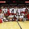 Former UNLV basketball players pose for a picture Tuesday night following the annual alumni game at the Thomas & Mack Center. Former UNLV basketball players pose for a picture Tuesday night following the annual alumni game at the Thomas & Mack Center.