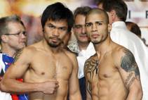 Pacquiao, Cotto weigh-in