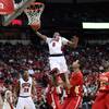 Oscar Bellfield goes up for the dunk during UNLVs season opener against Pittsburg State at the Thomas & Mack. on Nov. 14, 2009.  The Rebels blew it open in the second half with a 91-52 victory.
