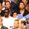 Sean "P. Diddy" Combs and Jeremy Piven at the Manny Pacquiao and Miguel Cotto fight at MGM Grand Garden Arena on Nov. 14, 2009.
