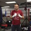 Boxer Mikkel Kessler, of Denmark, works out at a gym in Roseville, Calif., on Thursday, Nov. 12. 200