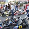 Las Vegan Matt Jaskol, right, pushes his kart toward an inspection area after a practice round this week at the SuperKarts USA SuperNationals at the Rio. Las Vegan Matt Jaskol, right, pushes his kart toward an inspection area after a practice round this week at the SuperKarts USA SuperNationals at the Rio.