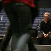 Karen McKenney watches a rehearsal Thursday of a production of 