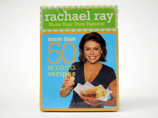 85. Rachael Ray's "Make Your Own Takeout Recipes." More than 50 comfort food recipes in a convenient format. Pick a card from the deck and use it as a shopping list when you go to the store. (Retail $14.00) 

