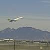 Flying high: An Allegiant Air jet takes off from McCarran International Airport. Allegiant opened it