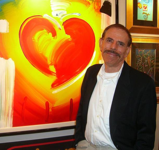 Peter Max at The Art of Peter Max gallery in January.