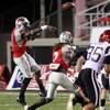 UNLV quarterback Omar Clayton throws a pass Saturday night in the Rebels' 28-24 victory against San Diego State in the season finale for both schools. UNLV closed the game with 21 unanswered points for the win. UNLV quarterback Omar Clayton throws a pass Saturday night in the Rebels' 28-24 victory against San Diego State in the season finale for both schools. UNLV closed the game with 21 unanswered points for the win.
