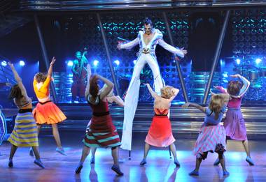 Cirque du Soleil gives a sneak preview of Viva Elvis at CityCenter’s Aria Resort & Casino on Dec. 15, 2009.