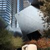 Artist Henry Moore's "Reclining Connected Forms" is seen Wednesday in the pocket park between Aria and Crystals at CityCenter.