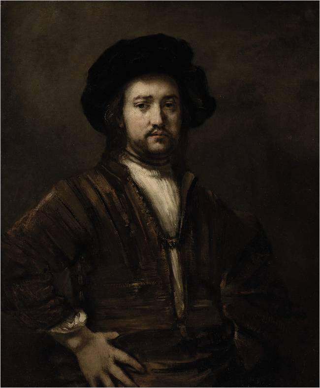 "Portrait of a Man, Half-Length, With His Arms Akimbo" by Rembrandt was reportedly purchased on behalf of Steve Wynn.