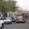 Las Vegas Fire and Rescue firefighters arrive at a Summerlin home in the 9000 block of Cedar Hills Avenue this morning to put out a fire in the ceiling that caused $100,000 in damage.