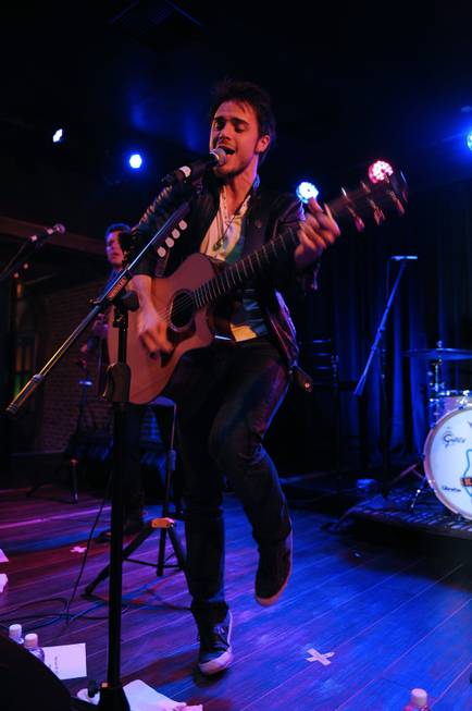 Kris Allen performs at B.B. King's Blues Club at The ...