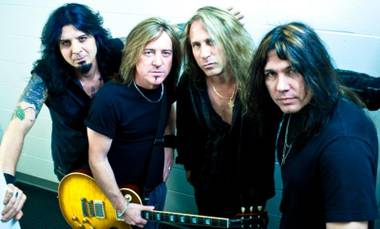Local hard rock band Slaughter is playing a New Years Eve show Thursday at Vince Neil’s Feelgoods Rock Bar and Grill.