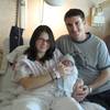 Dianna Gavin and her husband, Ryan Gavin, pose with their newborn daughter, Alexis, at the Mike O'Callaghan Federal Hospital Friday afternoon. Alexis was Nevada's first baby born in the New Year and 2010 decade. 