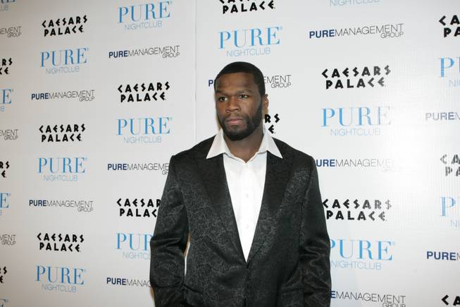 Rapper 50 Cent hosted at Pure nightclub at Caesars Palace on New Year's Eve, performing a 45-minute set of some of his most popular songs.