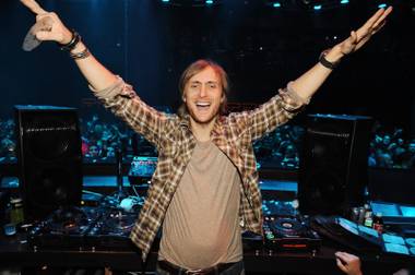 David Guetta performs at Haze in Aria at CityCenter on Jan. 2, 2010.
