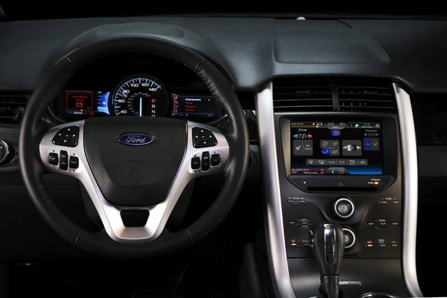 Ford unveils its "MyFord Touch" technology Thursday at CES in Las Vegas. 