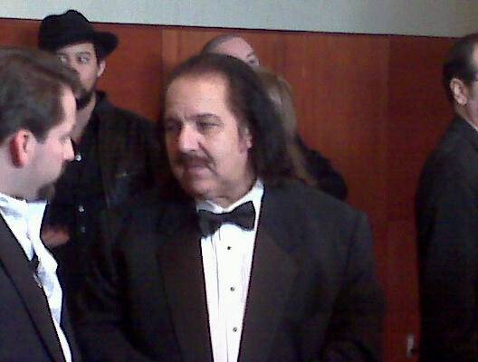 A tux of a porn star: Ron Jeremy goes formal.