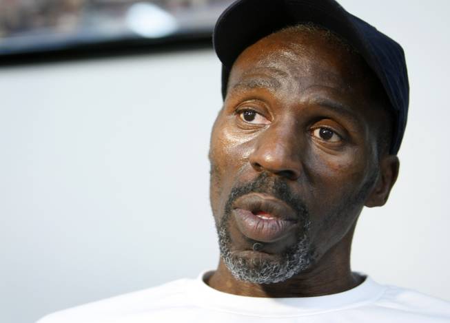 Roger Mayweather talks to reporters at the Mayweather Boxing Club Tuesday, September 2, 2009. 