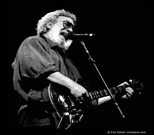Jerry Garcia of The Grateful Dead.