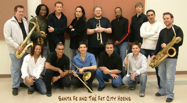 Santa Fe & The Fat City horns, taking a spin through Tiffany Theater at Tropicana.