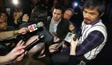 Pacquiao and Clottey promote March 13