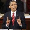 President Barack Obama gestures while delivering his State of the Union Address on Captitol Hill in 
