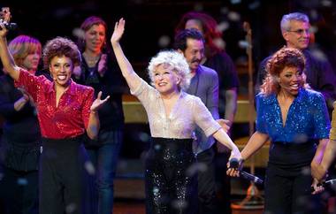 Bette Midler appears onstage in her final performance of The Showgirl Must Go On in The Colosseum at Caesars Palace on Jan. 31, 2010.
