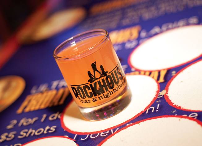 Monday, all day and all of the night, just like Ray Davies sang, is the time to pick up one of Rockhouse's signature shots. This one has enough sweetness and enough of a kick, too, making repeat trips to the bar a necessity for both sexes. Girls love the pink X-Rated Fusion Liqueur, peach schnapps and pineapple juice, while guys have no problem with the Absolut vodka &#8212; or asking the bartender for a Money Shot.