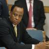 Dr. Conrad Murray, a physician for the late pop star Michael Jackson, appears at a child support hearing at Clark County Family Court, Monday, Nov. 16, 2009,  in Las Vegas.