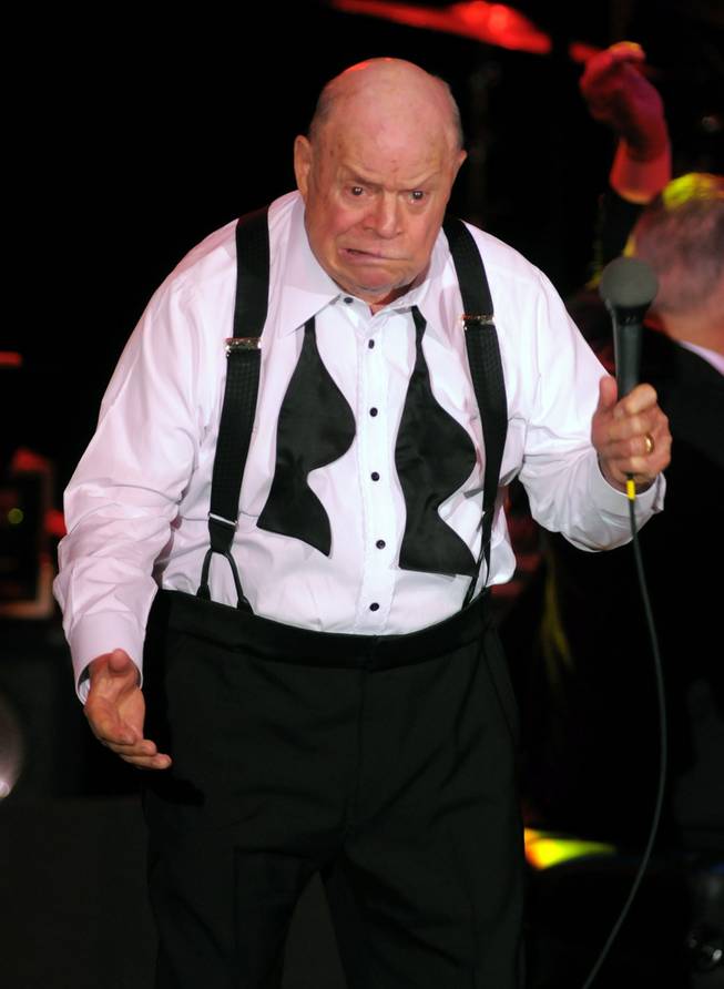 Don Rickles performs at The Orleans on Feb. 20, 2010.
