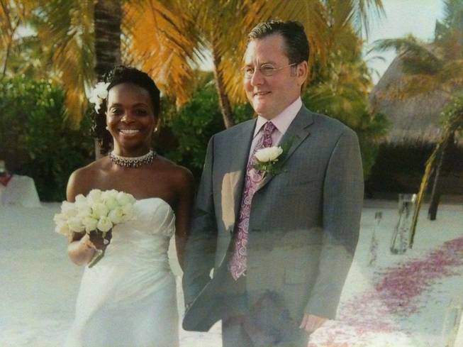 Palazzo celebrity chef Charlie Trotter wed his longtime lady love Rochelle Smith at the One & Only vacation resort on the Maldives in the Indian Ocean on Feb. 25, 2010.