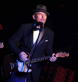 Matt Goss performs at the Gossy Room in Caesars Palace on March 12, 2010.