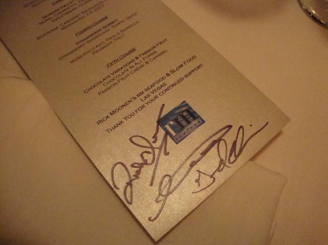 Star chef Rick Moonen's Super Green Cuisine Dinner at RM ...