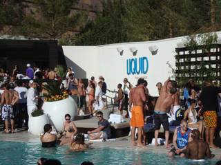 The grand opening of Liquid Pool Lounge featuring DJ Tiesto at MGM CityCenter's Aria on April 8, 2010.