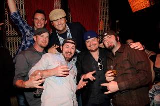 The Randy Rogers Band parties with friend at Lavo in the Palazzo on April 17, 2010.