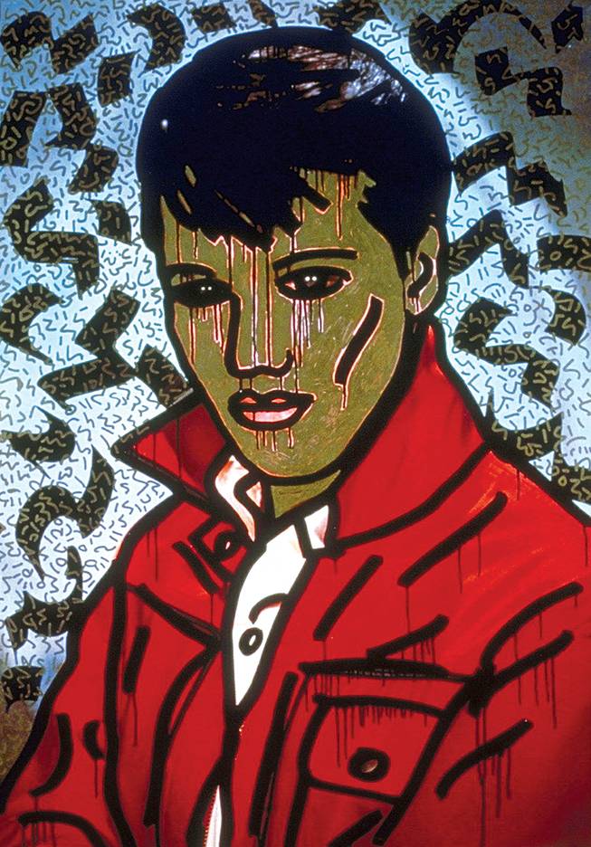 Keith Haring, "Elvis Presley"