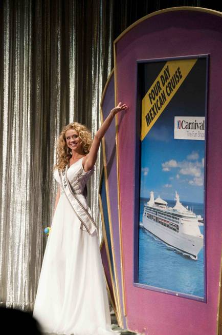 Kristen Dalton, Miss Universe 2009, guest models during Price Is ...