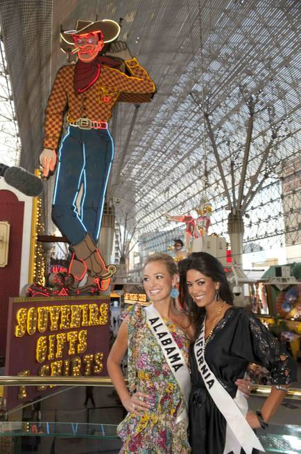 Audrey Moore, Miss Alabama USA 2010, and Nicole Michele Johnson, ...