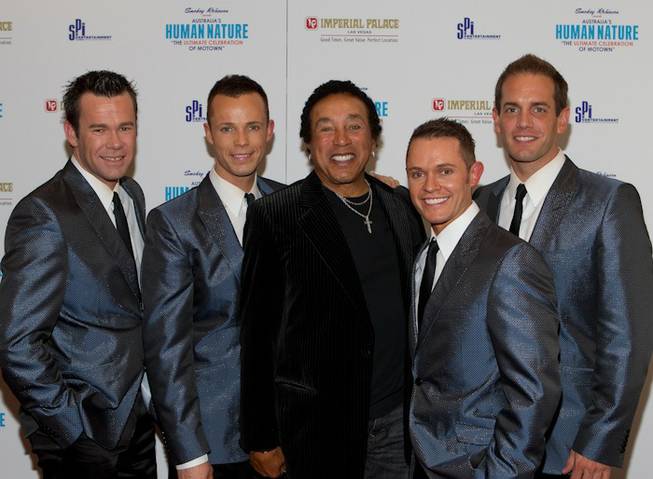 Smokey Robinson is flanked by Human Nature at the Imperial ...
