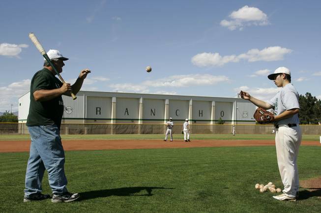Rancho High Baseball Practice